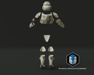 Kashyyyk Clone Trooper Armor - 3D Print Files - Galactic Armory