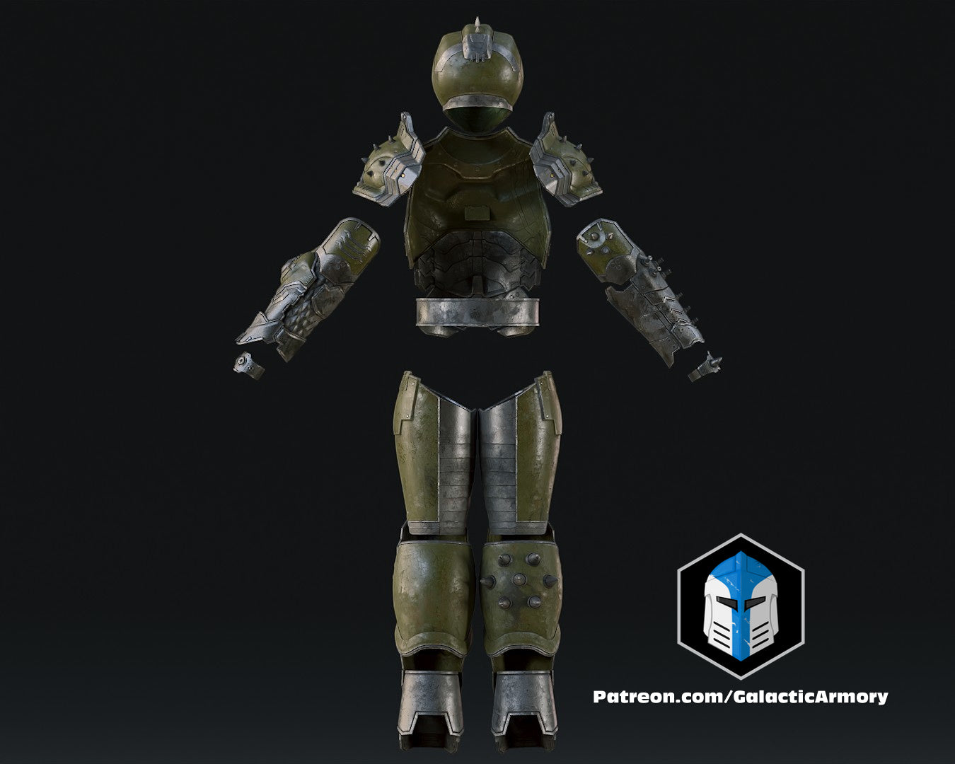 Doom Slayer Dark Ages Helmet and Armor - 3D Print Files