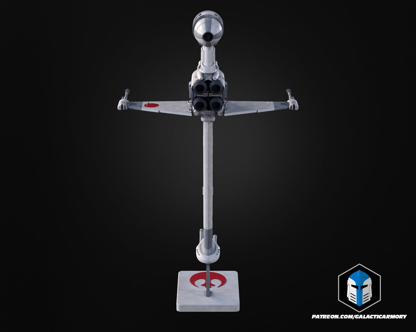 B-Wing Vehicle Kit Card - 3D Print Files