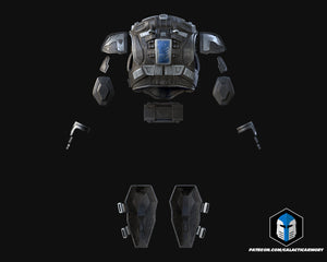 GoW - Marcus Fenix COG Armor - 3D Print Files