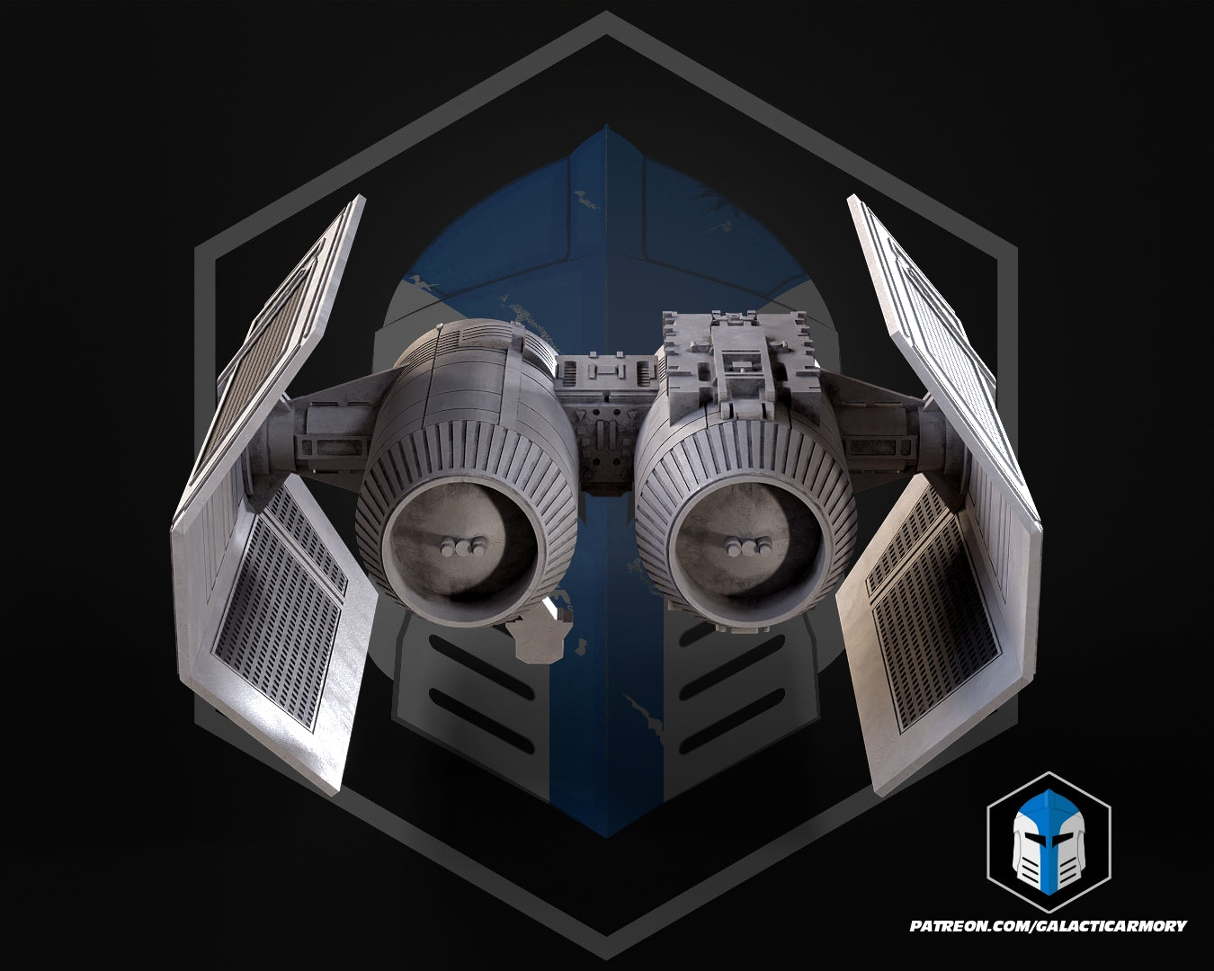 TIE Bomber Vehicle Kit Card - 3D Print Files