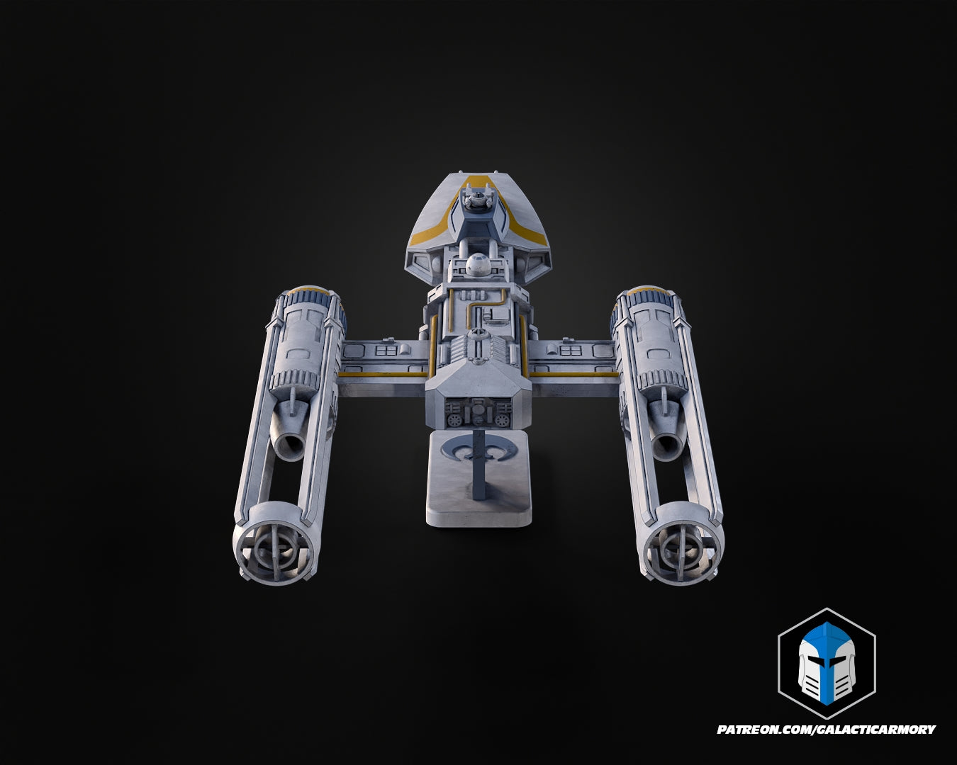 Y-Wing Vehicle Kit Card - 3D Print Files