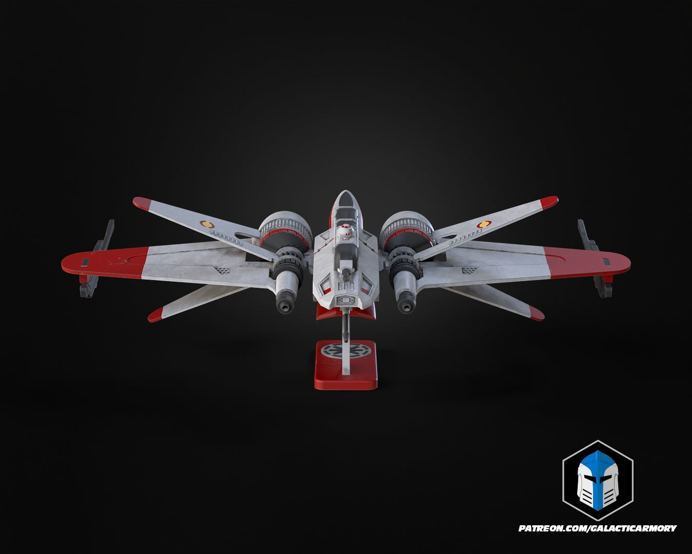 Clone Wars Arquitens Schiff - 3D-Druckdateien