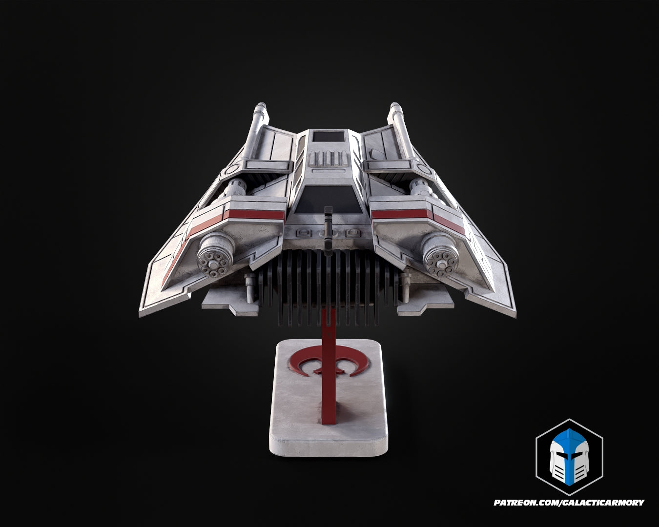 Snowspeeder Vehicle Kit Card - 3D Print Files