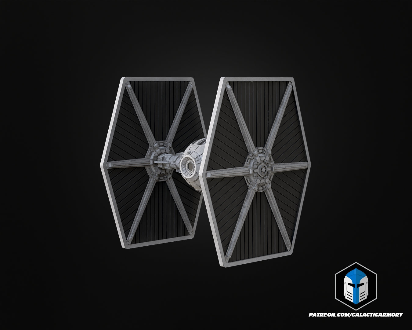 Tie Fighter Vehicle Kit Card - 3D Print Files