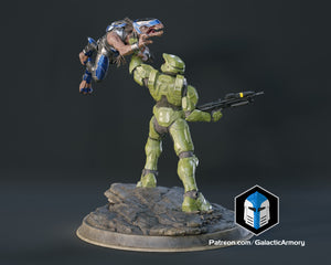 Infinite Master Chief Figurine - Pose 6 - 3D Print Files