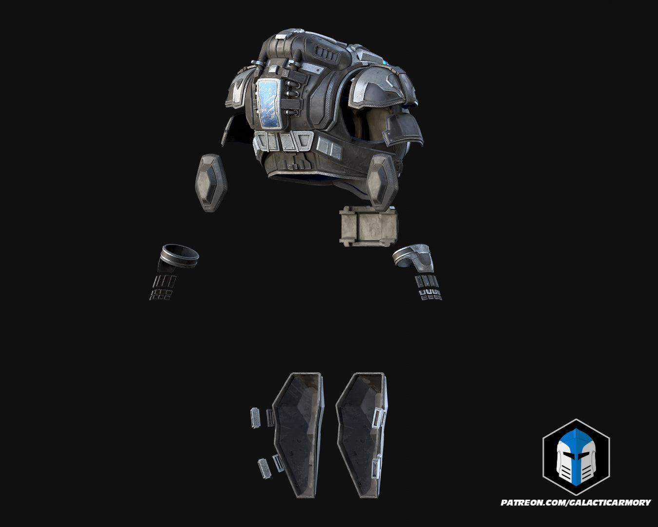 GoW - Marcus Fenix COG Armor - 3D Print Files