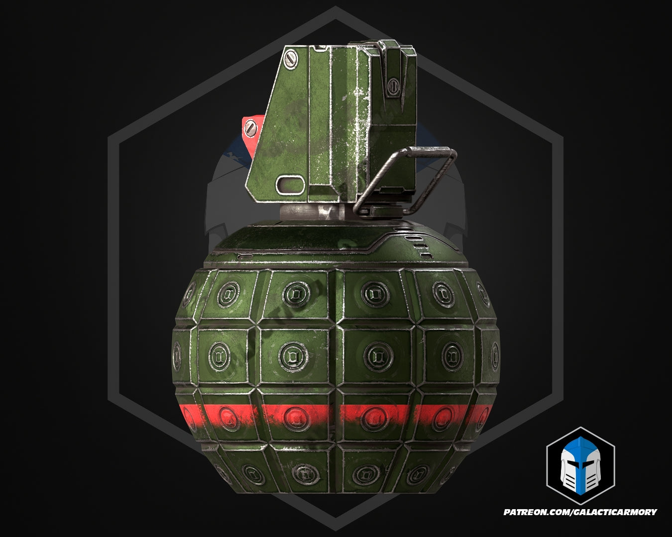 UNSC Grenade - 3D Print Files – Galactic Armory