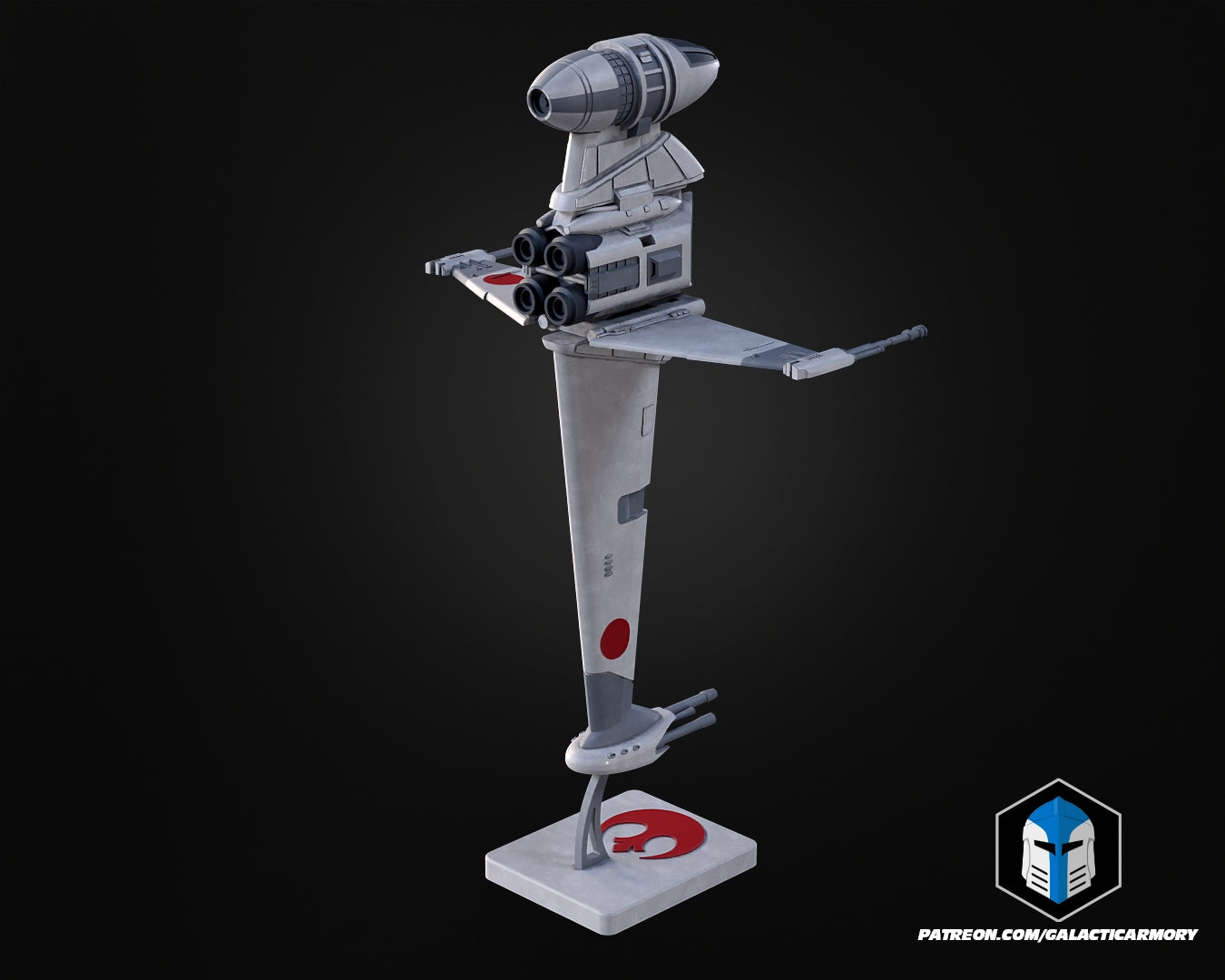 B-Wing Vehicle Kit Card - 3D Print Files