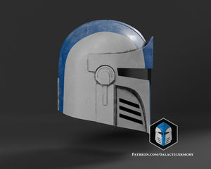 Galactic Mandalorian Helmet - 3D Print Files
