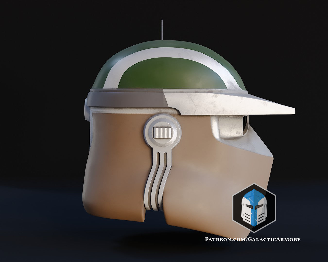 AT-RT-Fahrer Clone Trooper Helm - 3D-Druckdateien