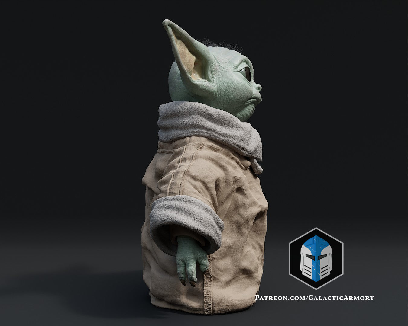 Grogu Figurine - Pose 1 - 3D Print Files