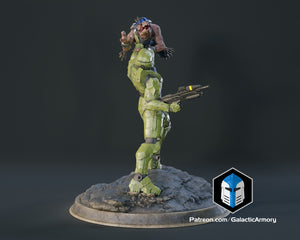 Halo Infinite Master Chief Figurine - Pose 6 - 3D Print Files