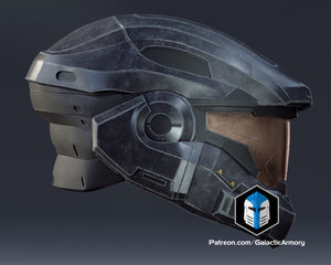Halo Reach Noble 6 Helmet - 3D Print Files