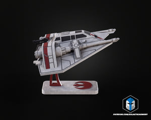 Snowspeeder Vehicle Kit Card - 3D Print Files