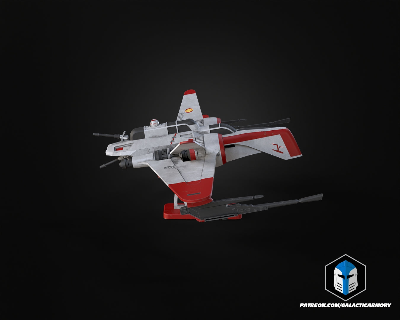 Clone Wars Arquitens Schiff - 3D-Druckdateien