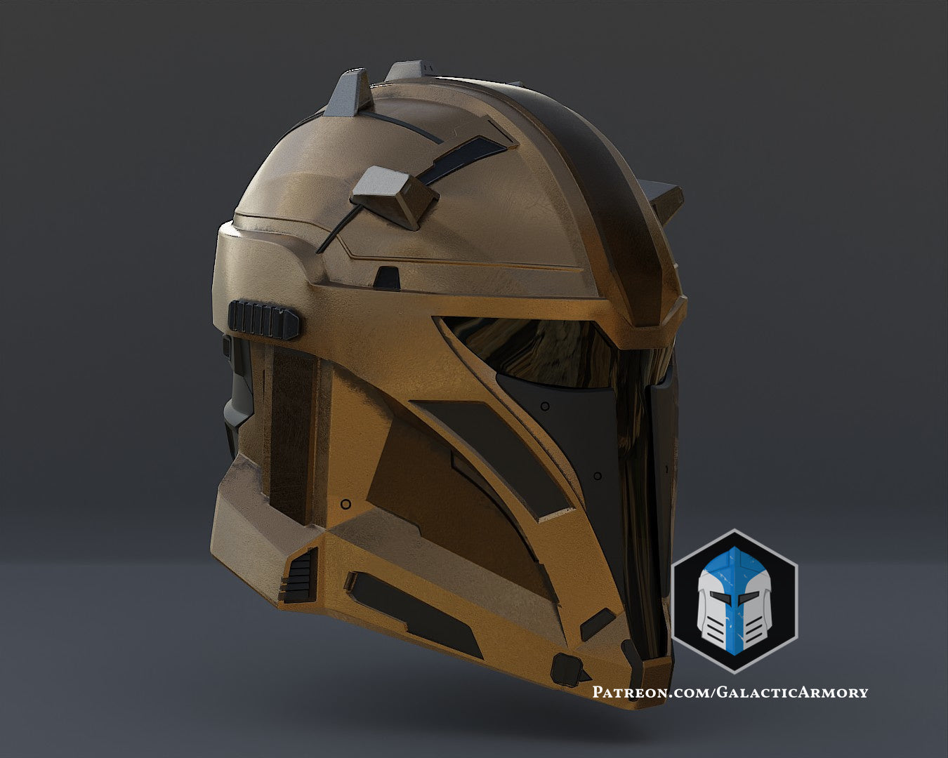 The Armorer Spartan Helmet Mashup - 3D Print Files
