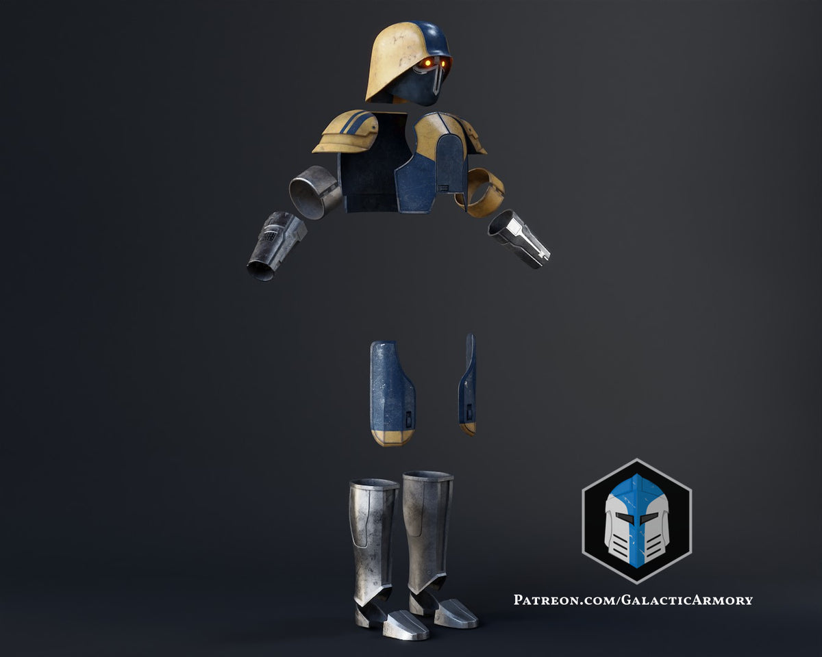 Coruscant Security Force Armor - 3D Print Files – Galactic Armory