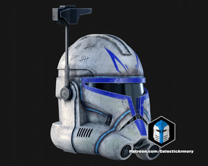 Animierter Captain Rex Helm - 3D Druckdateien