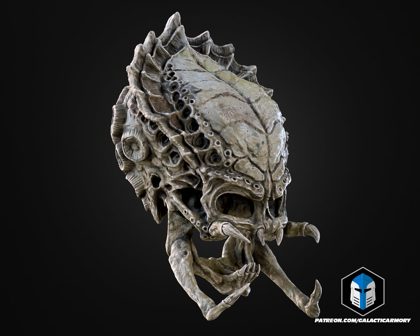 Predator Skull Trophy - 3D Print Files