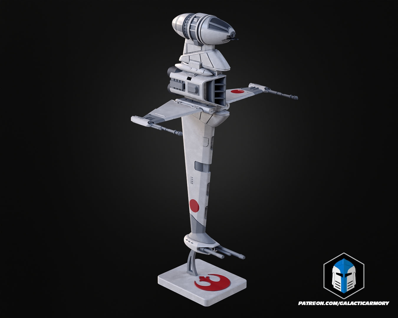 B-Wing Vehicle Kit Card - 3D Print Files