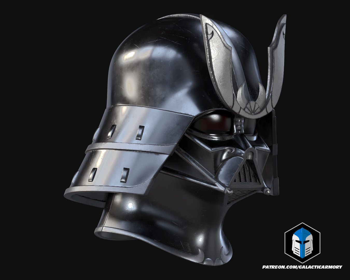 Samurai Darth Vader Helmet - 3D Print Files