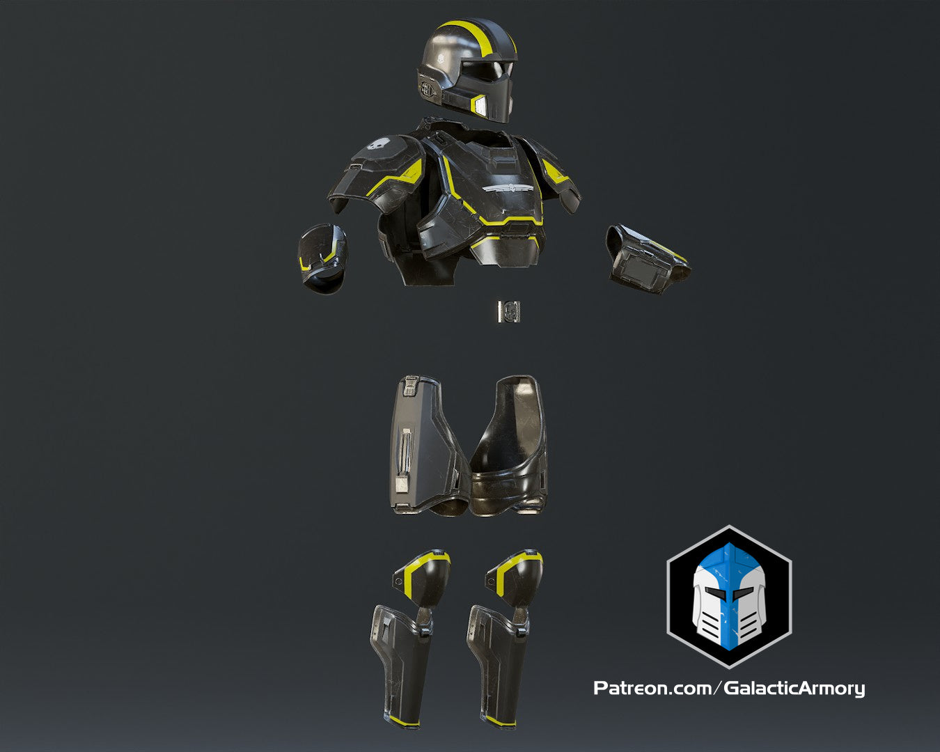Helldivers 2 Armor - B-01 Tactical - 3D Print Files