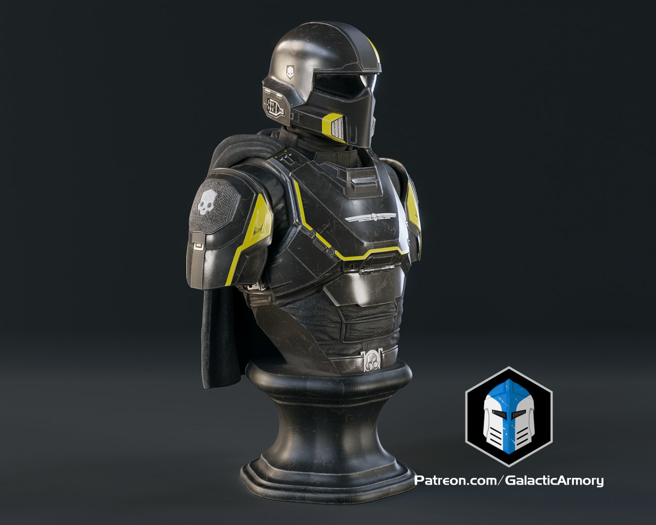 Helldivers 2 - B-01 Tactical Bust - 3D Print Files – Galactic Armory