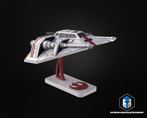 Snowspeeder Vehicle Kit Card - 3D Print Files