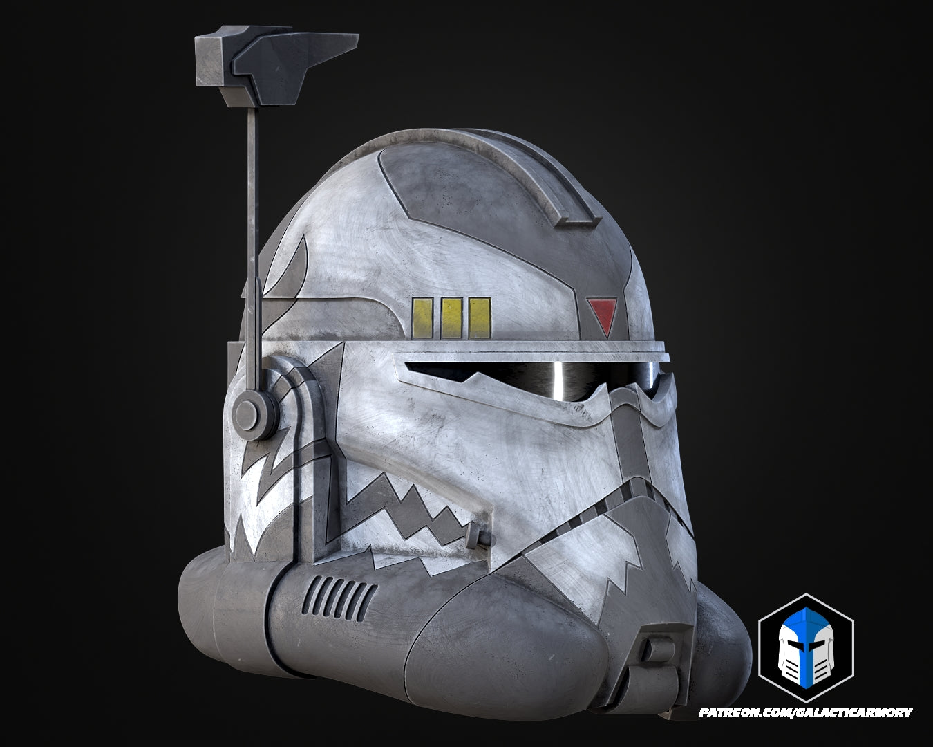 Commander Wolffe Helmet - 3D Print Files - Galactic Armory