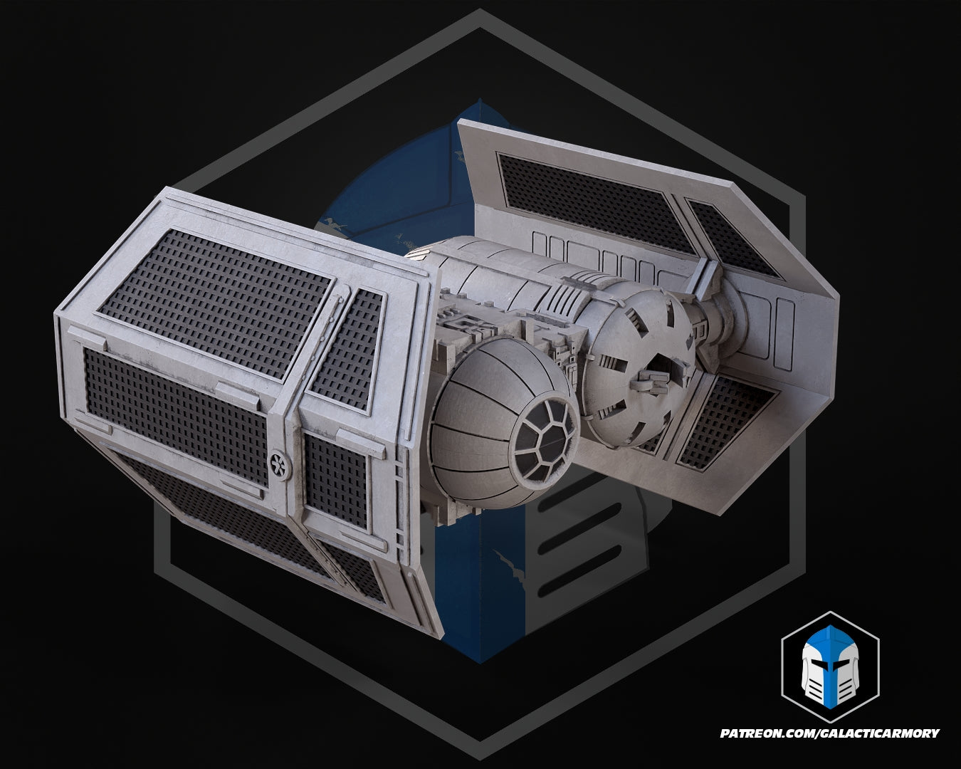 TIE Bomber Vehicle Kit Card - 3D Print Files