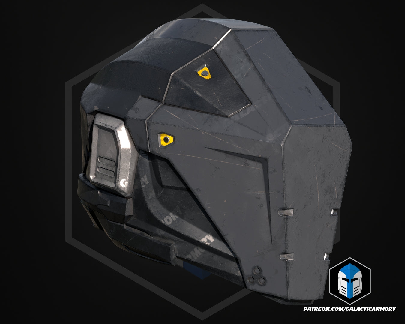 HD2 Null Cipher Helmet and Armor - 3D Print Files – Galactic Armory