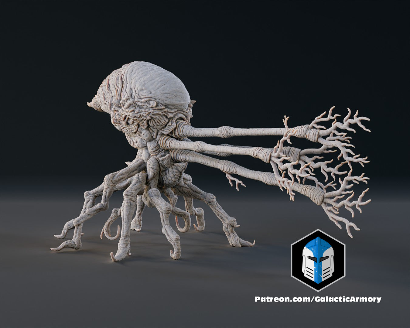 Halo Flood Spore Figurines and Mold - 3D Print Files