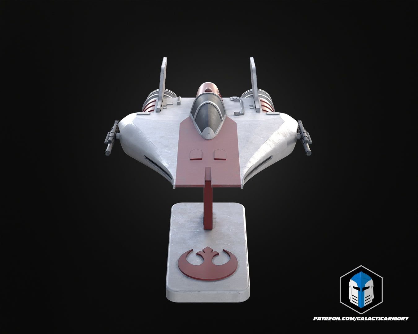 A-Wing Vehicle Kit Card - 3D Print Files