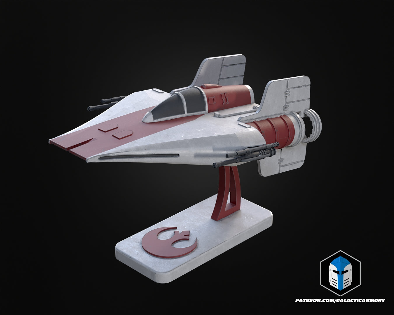 A-Wing Vehicle Kit Card - 3D Print Files