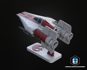 A-Wing Vehicle Kit Card - 3D Print Files