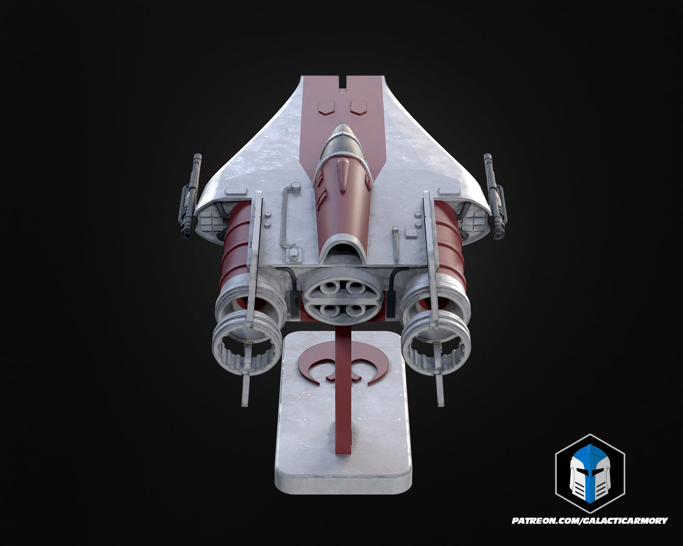A-Wing Vehicle Kit Card - 3D Print Files