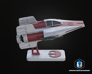A-Wing Vehicle Kit Card - 3D Print Files