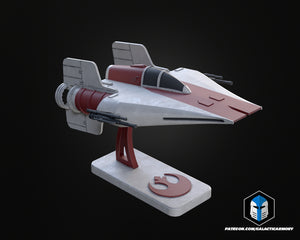 A-Wing Vehicle Kit Card - 3D Print Files