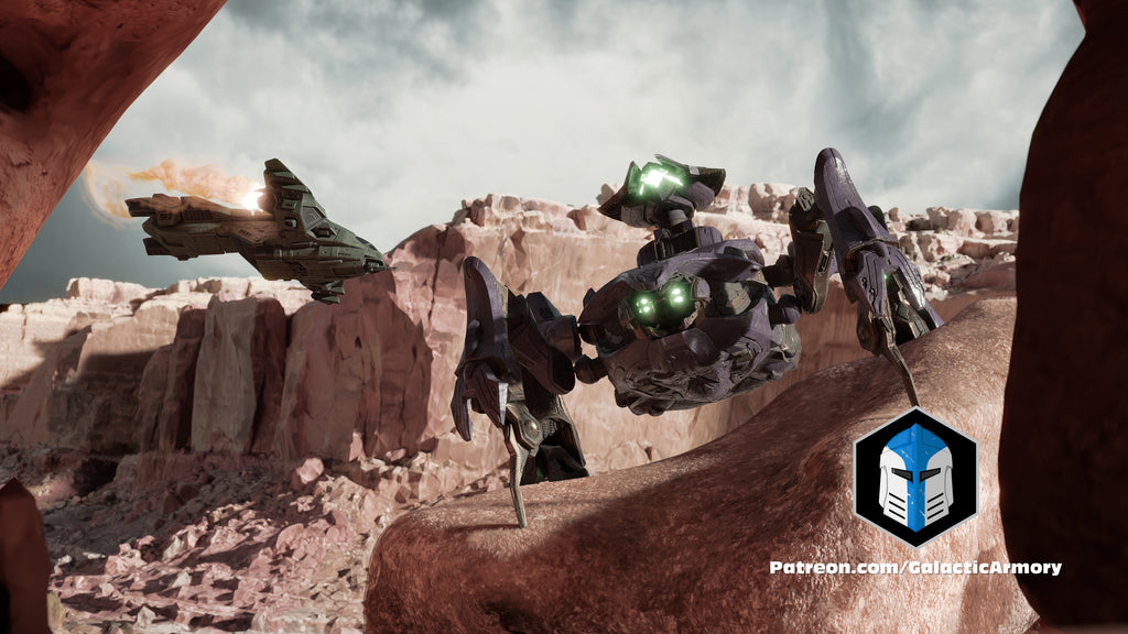 Halo Reach Carter Sacrifice Diorama - 3D Print Files