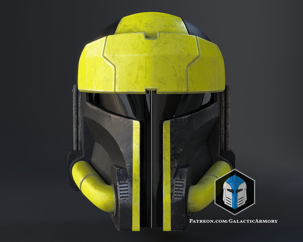 Hazmat Mandalorian Helmet 3D Print Files Galactic Armory
