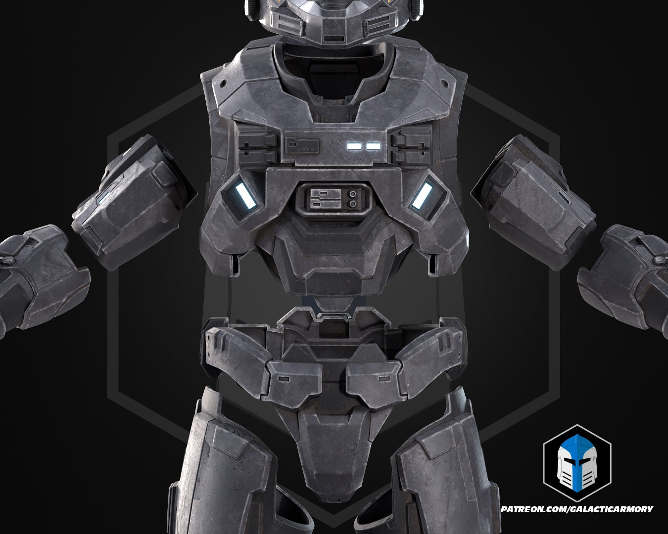 Reach Noble 6 Mark 5 [B] Helmet and Armor - 3D Print Files