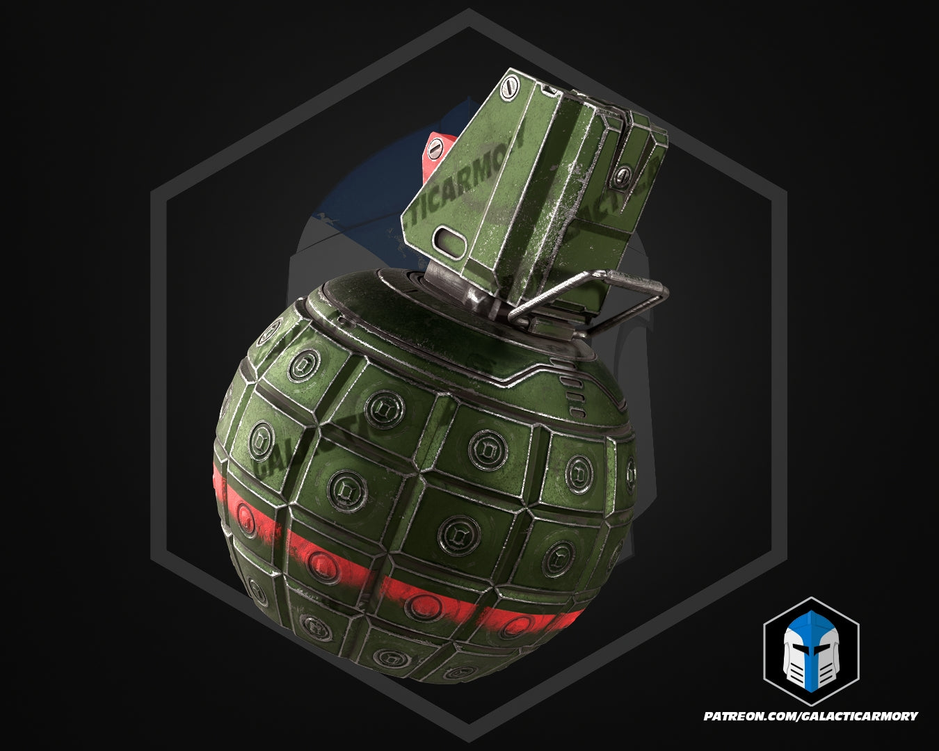 UNSC Grenade - 3D Print Files – Galactic Armory