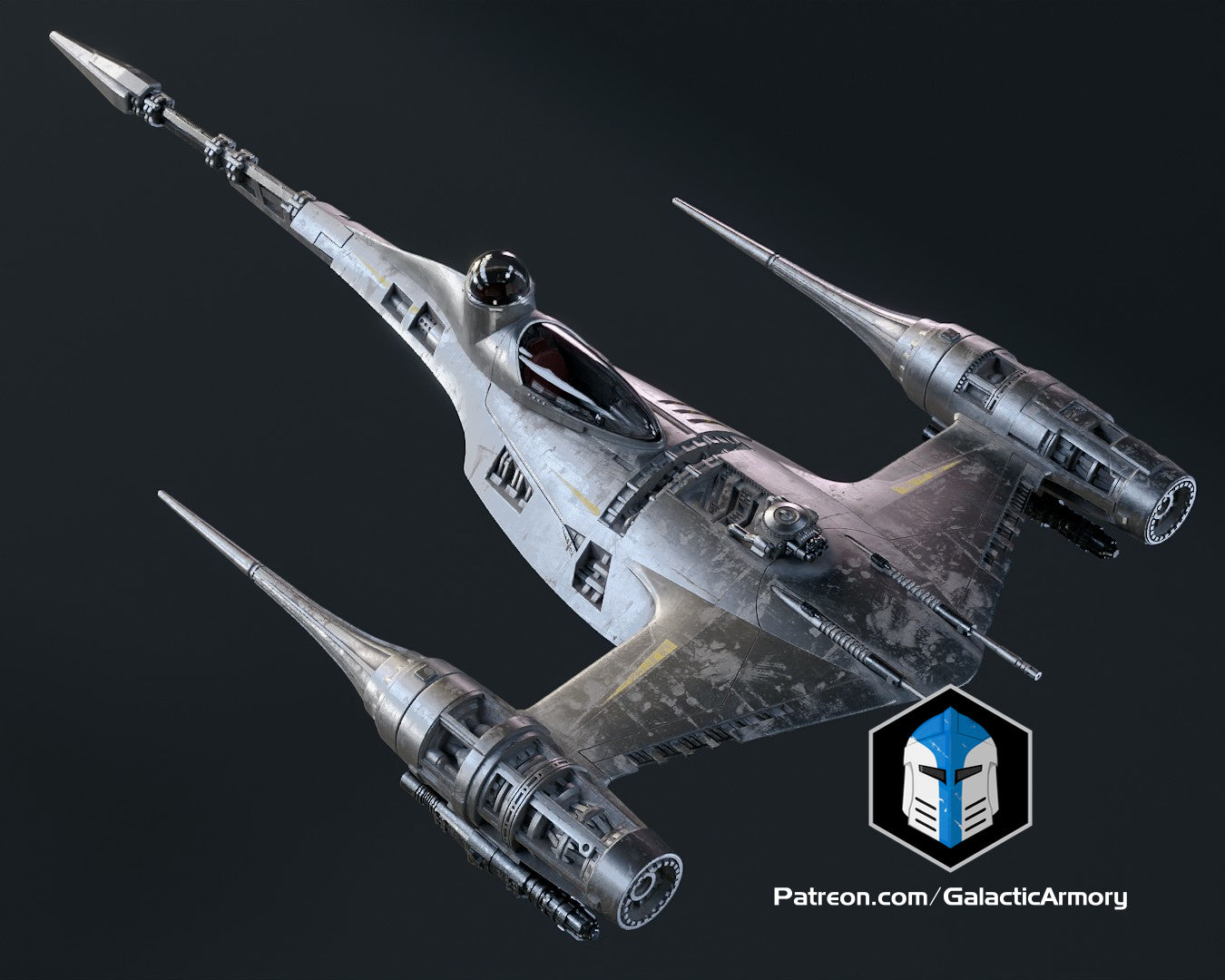 Mando's N-1 Starfighter - 3D Print Files