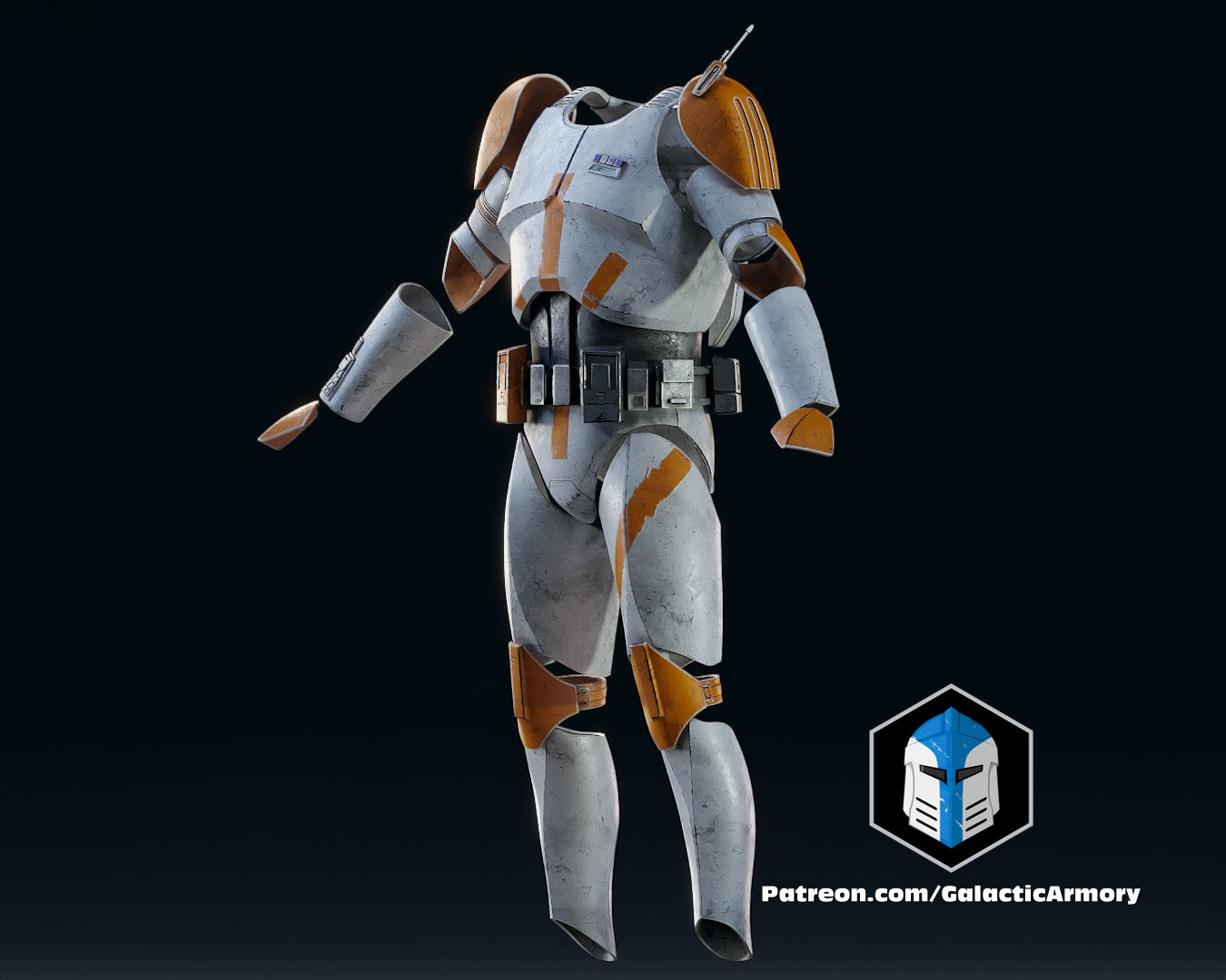 Commander Cody Armor Accessories - 3D Print Files