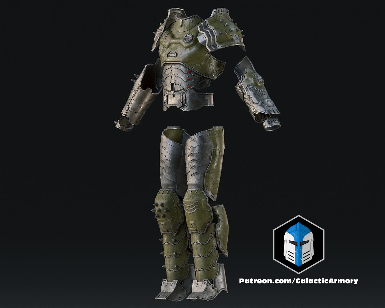 Doom Slayer Dark Ages Helmet and Armor - 3D Print Files