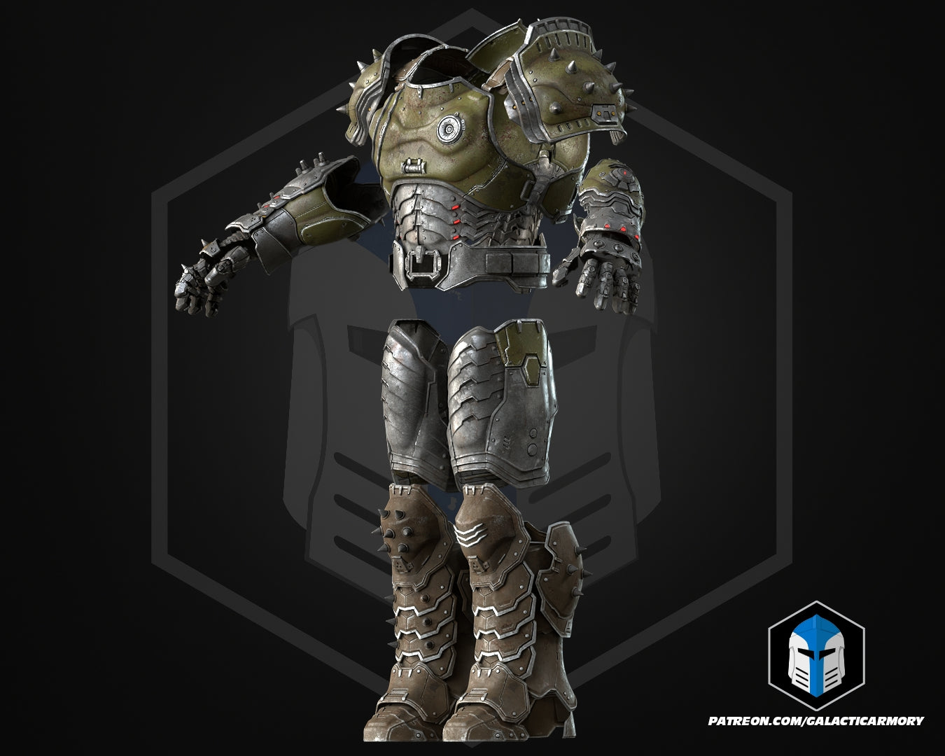 Slayer Dark Ages Helmet and Armor - 3D Print Files