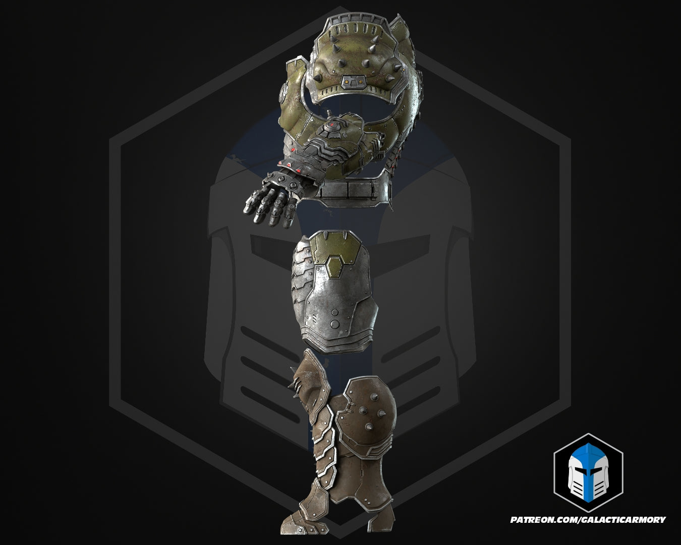 Slayer Dark Ages Helmet and Armor - 3D Print Files