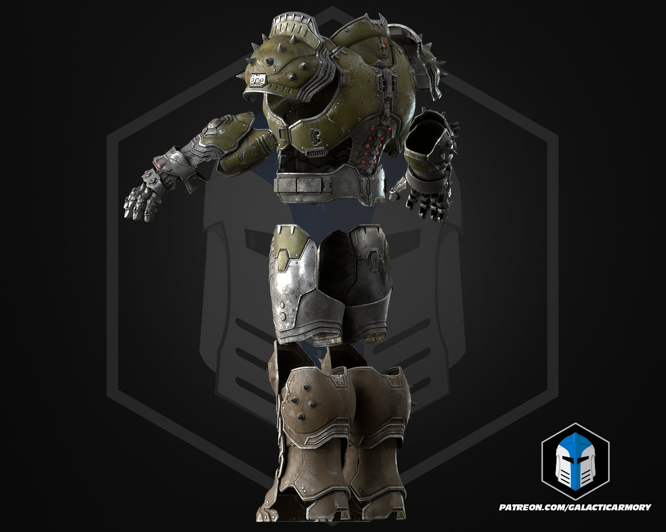 Slayer Dark Ages Helmet and Armor - 3D Print Files