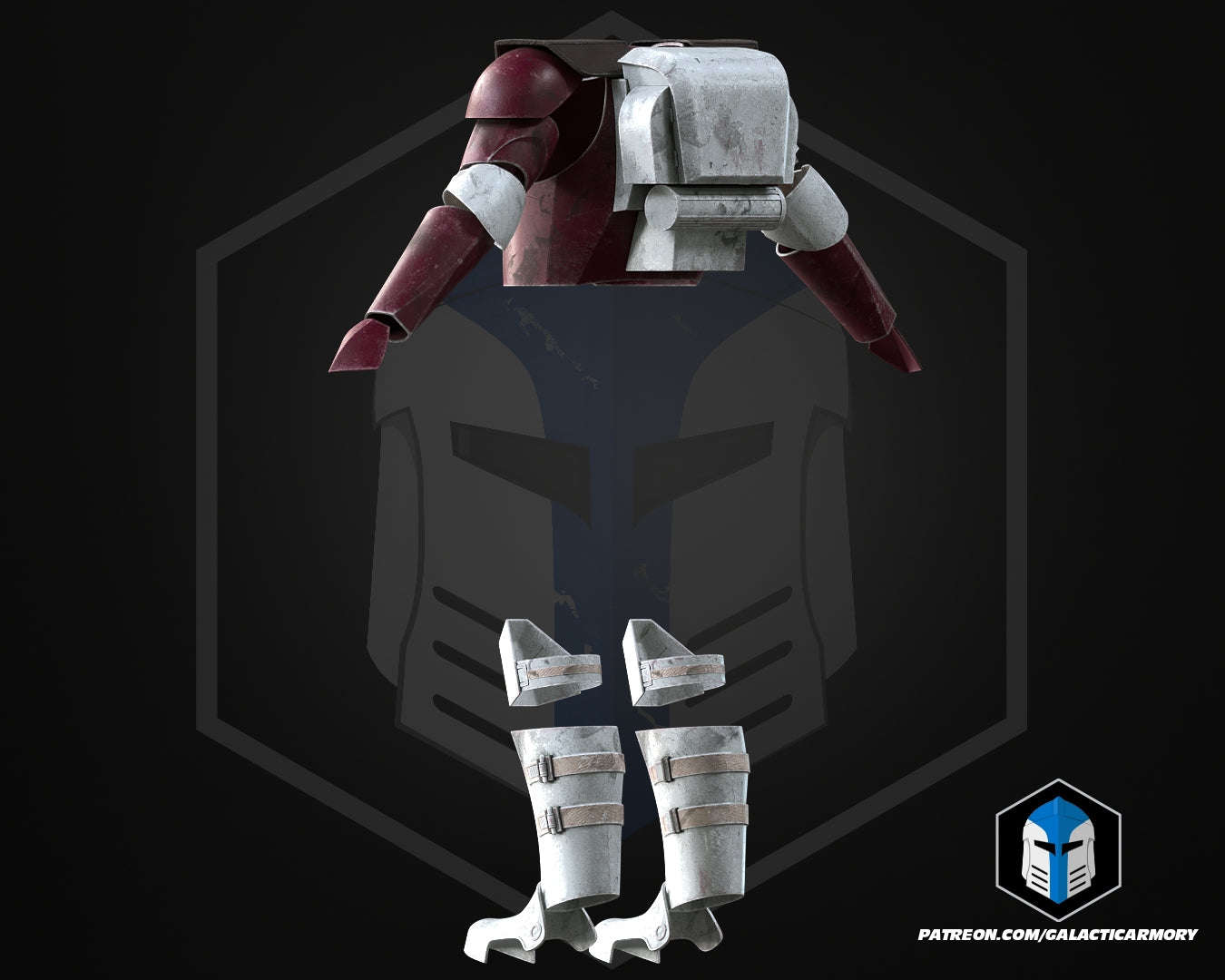 Galactic Marine Clone Trooper Helmet and Armor - 3D Print Files ...